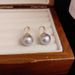 Design Sense Micro Inlaid Zircon High Heels Pearl Hooks Fashionable Temperament Earrings Gentle Versatile Ear Drops_ipsvogv.com