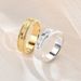 High End Temperament Maple Leaf Carved Fashionable Couple Ring, Korean Version Light Luxury Hand Jewelry_ipsvogv.com