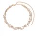 Vintage Rhinestone Hair Chain Necklace - Multi-Layer Wave Bridal Jewelry For Weddings_ipsvogv.com