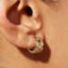 Women's Jewelry Hip Hop Style High Grade Metal Brass Plated With Real Gold Inlaid Zircon Ear Clip Earrings Niche Light Luxury Earrings_ipsvogv.com