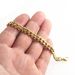 Stainless Cuban Chain Men's Gold Titanium Steel Polished Six-Sided Bracelet Jewelry 3/5/7/9mm_ipsvogv.com