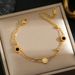 Ins Simple Niche Personality Black And White Beimu Roman Digital Titanium Steel Double-layer Layered Bracelet_ipsvogv.com