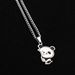 Panda, A Cute Couple, Best Friend Necklace Made Of Stainless Steel BFF, Good Friend, Simple And Creative Laser Engraving_ipsvogv.com