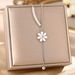 New Daisy Titanium Steel For Women, Not Fading, Light Luxury Design, Collarbone Chain, Fashionable Necklace Accessories,_ipsvogv.com