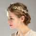 Hot Sale Leaf Headband Baroque Gold Leaf Headdress Bridal Jewelry_ipsvogv.com
