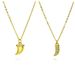 Ins Temperament Personality Wolf Tooth Pendant Necklace Clavicle Chain Copper Plated Gold Pendant Necklace_ipsvogv.com