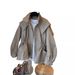Women's casual drawstring waist tooling trench coat coat female spring and autumn short_ipsvogv.com