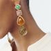 E13005ZA Same Style Fashionable Resin Geometric Summer New Irregular Design Earrings_ipsvogv.com