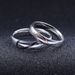 His Her Real Love Promise Ring, Couple's Matching Heart Wedding Band In Stainless Steel, For Men Or Women, Comfort Fit_ipsvogv.com