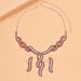 Women’s Jewelry Set Fashion Brand New Necklace And Earrings Setn Elegant Ladies Clavicle Necklace Earrings Bride Diamond Banquet Necklace_ipsvogv.com