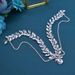 Bridal Headdress Handmade Elegant Bridal Headpiece With Rhinestones, Handcrafted Floral Hairband For Weddings And Special Occasions Dress Headband_ipsvogv.com