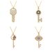 HipHop New Solid Copper Micro Inlaid Key Necklace Pendant Female Fashion Mingyuan Light Luxury Style Simple And Sweet_ipsvogv.com