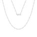 Women's Jewelry Paper Clip Various Specifications 925 Sterling Silver Necklace 14K Gold Men And Women Plain Chain Clavicle Chain_ipsvogv.com
