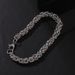 Men's Creative 7mm Braided Titanium Steel Bracelet Bold Handmade Fashion Lantern Chain_ipsvogv.com