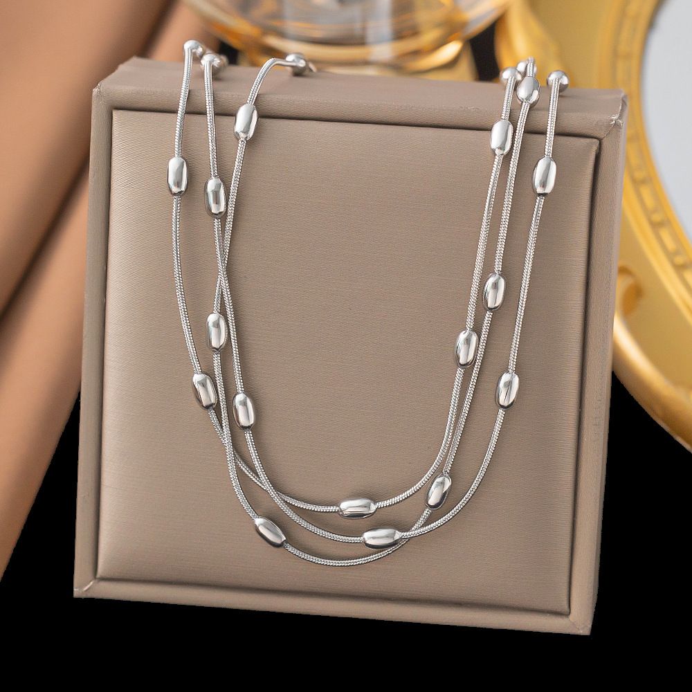 Long Style Temperament, Niche, Light Luxury, Versatile, Multi-layer New Luxury Necklace, Cool Style, Titanium Steel Does_ipsvogv.com