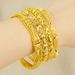 Women's Charm Flower Bracelet Dubai Ethiopia Hawaii Bridal Jewelry Party_ipsvogv.com
