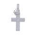 New Cross Crown Pendant Fashion Trend Women's Necklace Accessories_ipsvogv.com