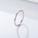Women's Jewelry Plain Ring Sterling Silver Plated With 14K Gold Ins Niche Minimalist Light Luxury Thin Tail Ring Smooth Index Finger Ring_ipsvogv.com