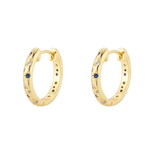 Women's Jewelry Fashion, Ins Personality, Stars And Moons, Diamond Earrings, Ear Buckles_ipsvogv.com