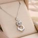 Classical Leopard-Shaped Pendant Necklaces For Women Girls,Royal Design With Cubic Zirconia,Fashion Party Dating Jewelry_ipsvogv.com