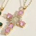 Zircon Pendant, Creative And Personalized Virgin Cross Necklace, Women's Collarbone Chain, Light Luxury Sweater Chain_ipsvogv.com