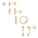 Unisex Fashion Flower Gold Hoop Earrings Are Fully Inlaid With Zirconium And Brass Electroplated Earrings, Simple And Elegant Female Earrings_ipsvogv.com