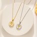 Copper Pendant With Oil Droplets, Small Daisy Stainless Steel Necklace, Ladies Pendant, Creative Can Open And Close The_ipsvogv.com