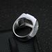 New Hip-Hop Nightclub Jewelry Titanium Steel Gold-Plated Full Diamond Men's Ring_ipsvogv.com