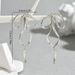 Sweet version of Korean Sen women's college style niche bow, high-end design, earrings, versatile_ipsvogv.com