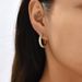 Unisex Popular Fashion French C Shaped Diamond Earrings For Women Trendy Earrings For Women High End Luxury_ipsvogv.com