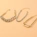Jewelry Fashion Gold Cuban Chain Full Diamond Multi Layer Bracelet Bracelet_ipsvogv.com