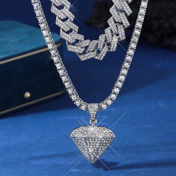 GWEins Hip Hop Versatile Personalized Thick Necklace Street Trendy Cool Hot Girl Style Cuban Couple Clavicle Chain_ipsvogv.com