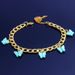 Hot Selling Titanium Steel Butterfly Anklet Colorful Acrylic Pendant Insect Butterfly Anklet for Women_ipsvogv.com