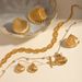 Women's Jewelry Marine Element Series Jewelry High End Luxury Niche Titanium Steel Earrings And Necklace Accessories_ipsvogv.com