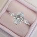 Cao Shi's New Wedding 10 * 14mm Oval Zircon Women's Ins Mesh Red Engagement Ring_ipsvogv.com