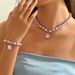 Women’s Jewelry Set Fashion Ladies Pearl Necklace Bracelet Set Niche Gemstone Design Pendant Clavicle Necklace Female_ipsvogv.com