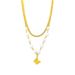 2023 New Instagram Cool Wind Double Layered Layered Pearl Necklace For Female Hip Hop, Unique Design, Butterfly Collar_ipsvogv.com