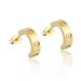 Women's Jewelry Luxury Cross Screw Earrings Boutique Classic C Shaped Earrings Inlaid With Diamonds Titanium Steel Female Earrings Jewelry_ipsvogv.com