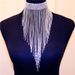 Fashionable, Minimalist, Versatile Luxurious Rhinestone Tassel Necklace, Sexy Bar And Nightclub Accessories, Choker_ipsvogv.com