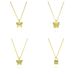 Hot Selling Butterfly Zircon Earrings Necklace Set Personalized Light Luxury Butterfly O Shaped Chain Jewelry_ipsvogv.com