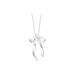 Ins Sweet Girl Starry Sky Ribbon Bow Necklace Niche Matte 3D Fairy Collarbone Chain Women's Choker_ipsvogv.com