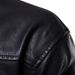 Men's clothing leather jacket Handsome leather jacket with cotton thickened motorcycle pilot autumn and winter coat_ipsvogv.com