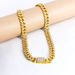 Men’s Jewelry Set Fashion12mm Round Chain Flip Head Alloy Men's Necklace High End Hip Hop Cuban Chain_ipsvogv.com