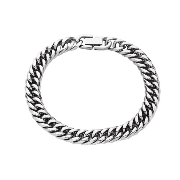Premium Stainless Men's Trendy High-end Hip-hop Cuban Titanium Steel Bracelet For Men_ipsvogv.com