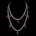 Women’s Jewelry Set Fashion Cherry Tennis Necklace New Gift For Women Cold Style Niche Simple Design Clavicle Necklace Accessories_ipsvogv.com