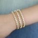 Golden Heart Shaped White Oil Drop Bracelet Niche Design Fashion Trend Ladies Bracelet_ipsvogv.com