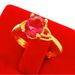 Vietnamese Sand Gold Diamond, Long-lasting Brass Accessory, Tourmaline Colored Opening Simulation Women's_ipsvogv.com