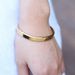 Bracelet 3 Colors Fashionable Simple Titanium Steel Plated Gold C Shaped Open Watch Accessories Bracelet Men_ipsvogv.com