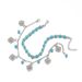 New Bohemian Style Turquoise Beaded Carved Hollow 2-piece Set With Ankle Chain And Foot Accessories_ipsvogv.com