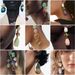 Wind personality acrylic alloy resin for women ZA, light luxury and high-end, water droplet geometric color earrings_ipsvogv.com